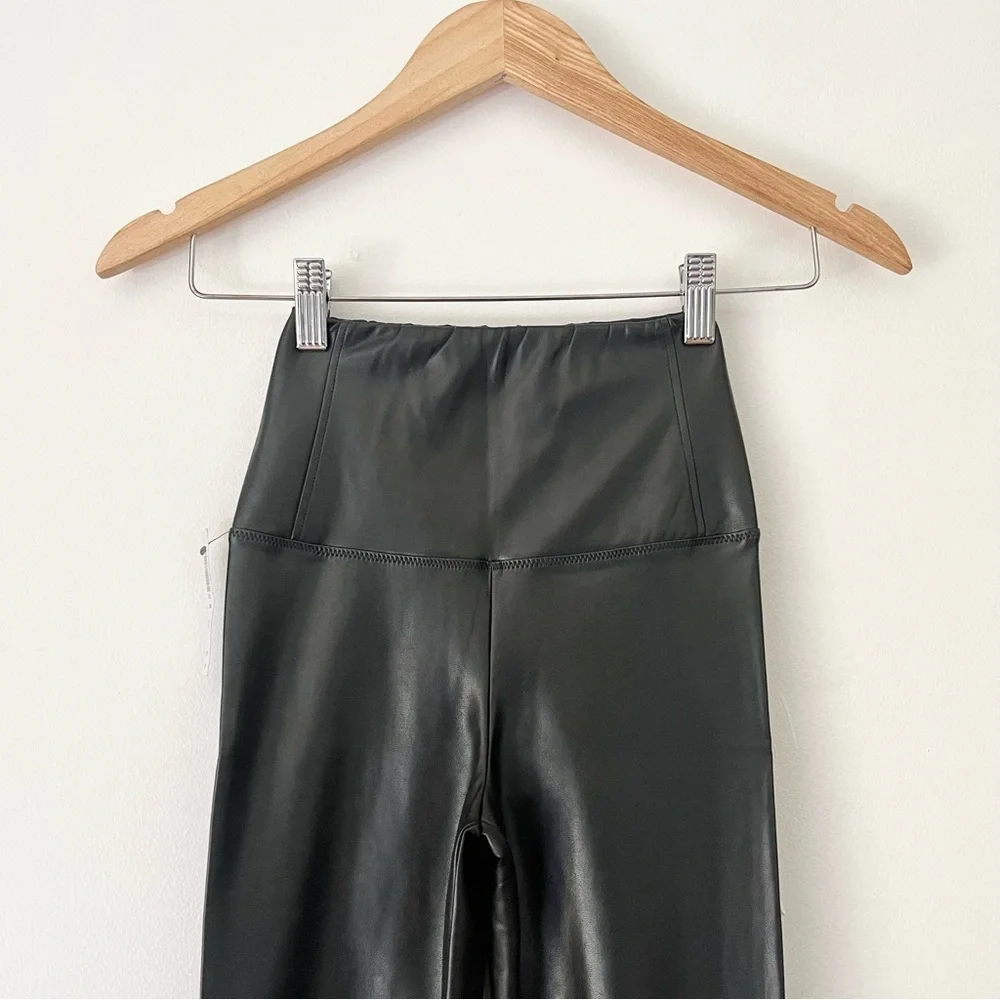 Aritzia Wilfred Free Black Daria Vegan Leather Pant Leggings Size XXS - Picture 4 of 16